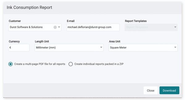 Durst digital printing