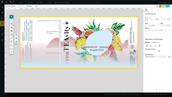 Durst digital printing