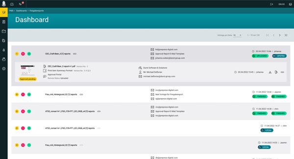 Durst digital printing