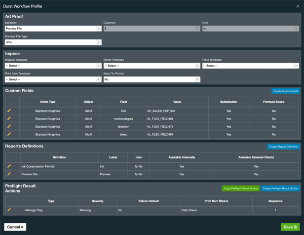 Durst digital printing