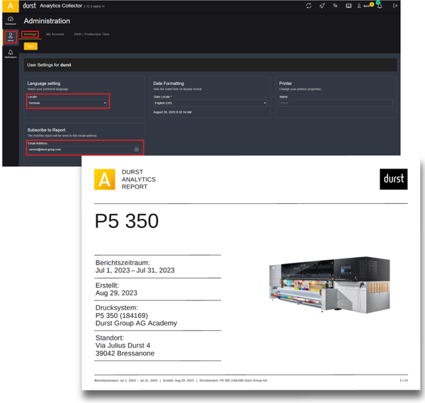 Durst digital printing