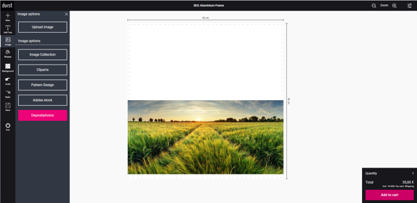 Durst digital printing